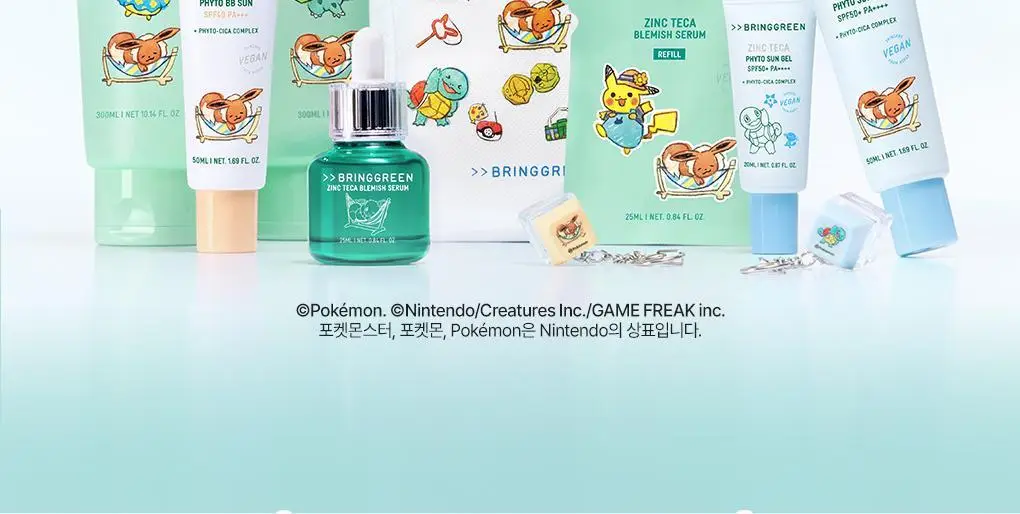 [포켓몬에디션/저자극파데프리] 브링그린 징크테카 파이토 BB 선 50mL(+BB선 20mL) 상세페이지 2